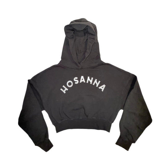 cropped 100% cotton Heavy weight Hoodie